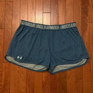Blue Under Armour Shorts Women Size XL